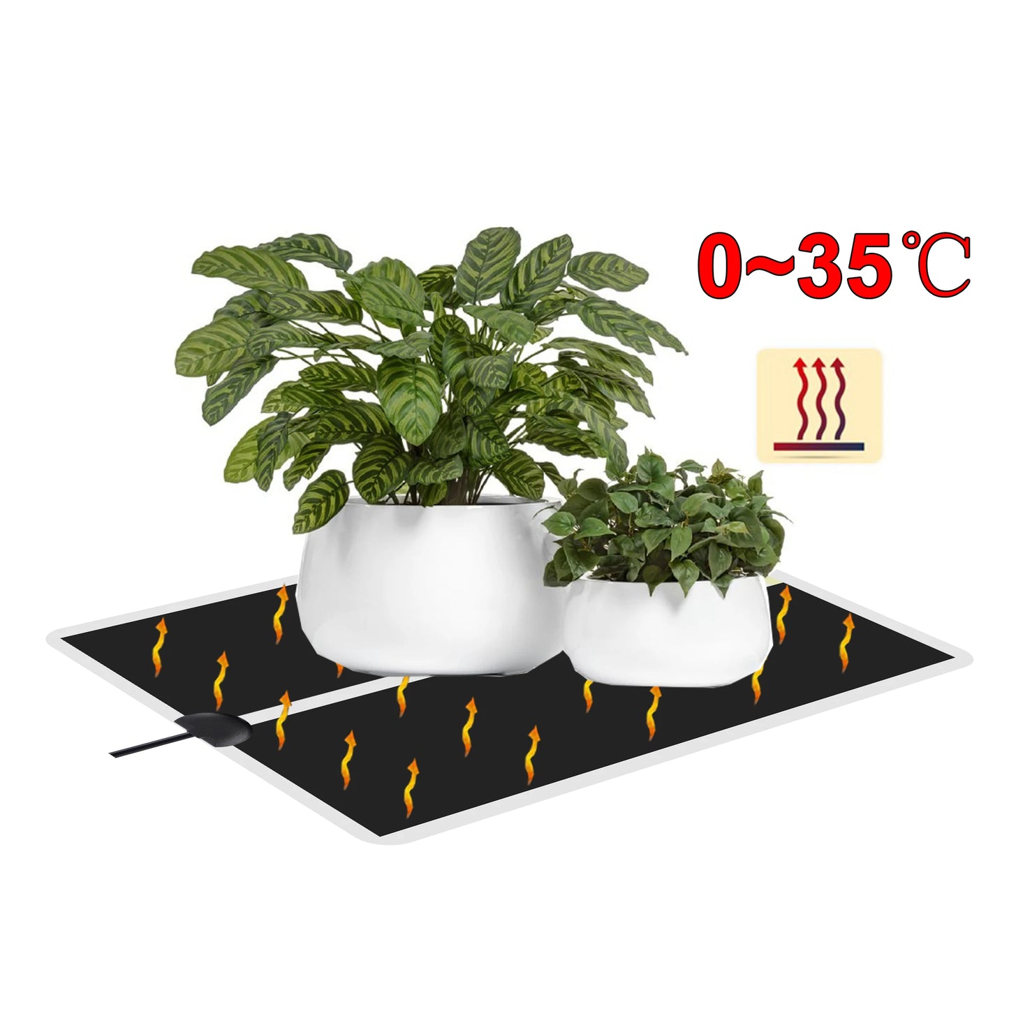 Tapis chauffant pour semis – Multi-tailles (5W à 45W) | Semis précoces et chaleur constante