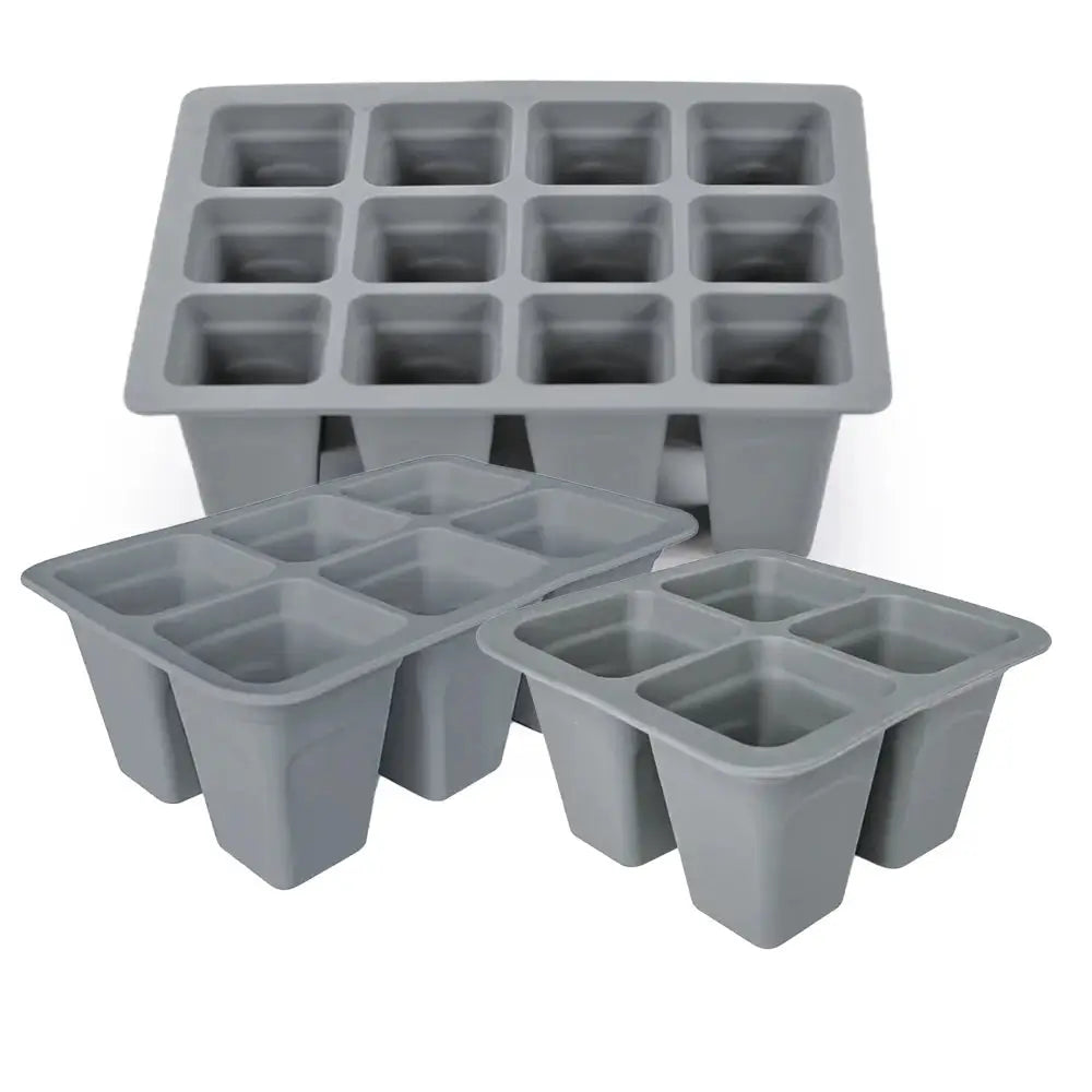 Plateau de semis en silicone – 4, 6 ou 12 cellules