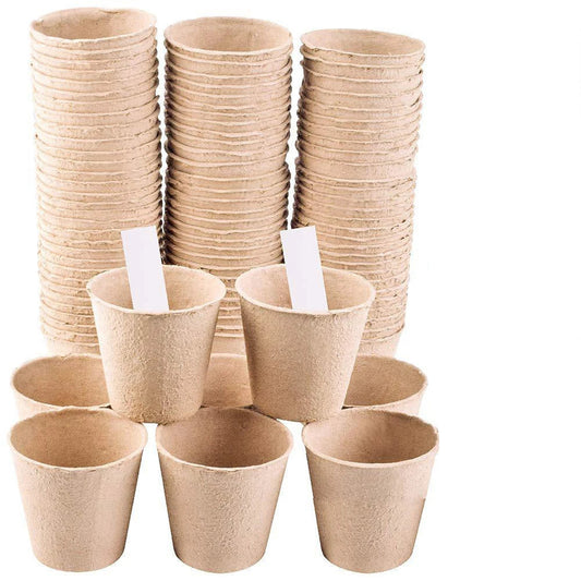 Pots en pâte de papier