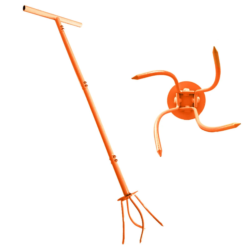 Griffe rotative aératrice de compost