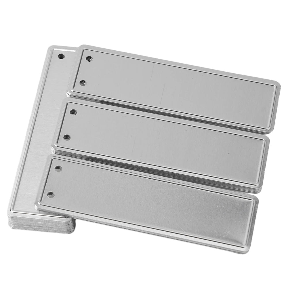 Etiquette aluminium à suspendre