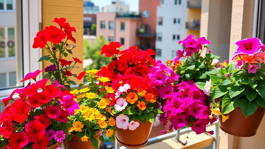 10 Fleurs Magnifiques pour Enrichir vos Jardinières de Balcon