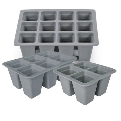 Plateau de semis en silicone – 4, 6 ou 12 cellules